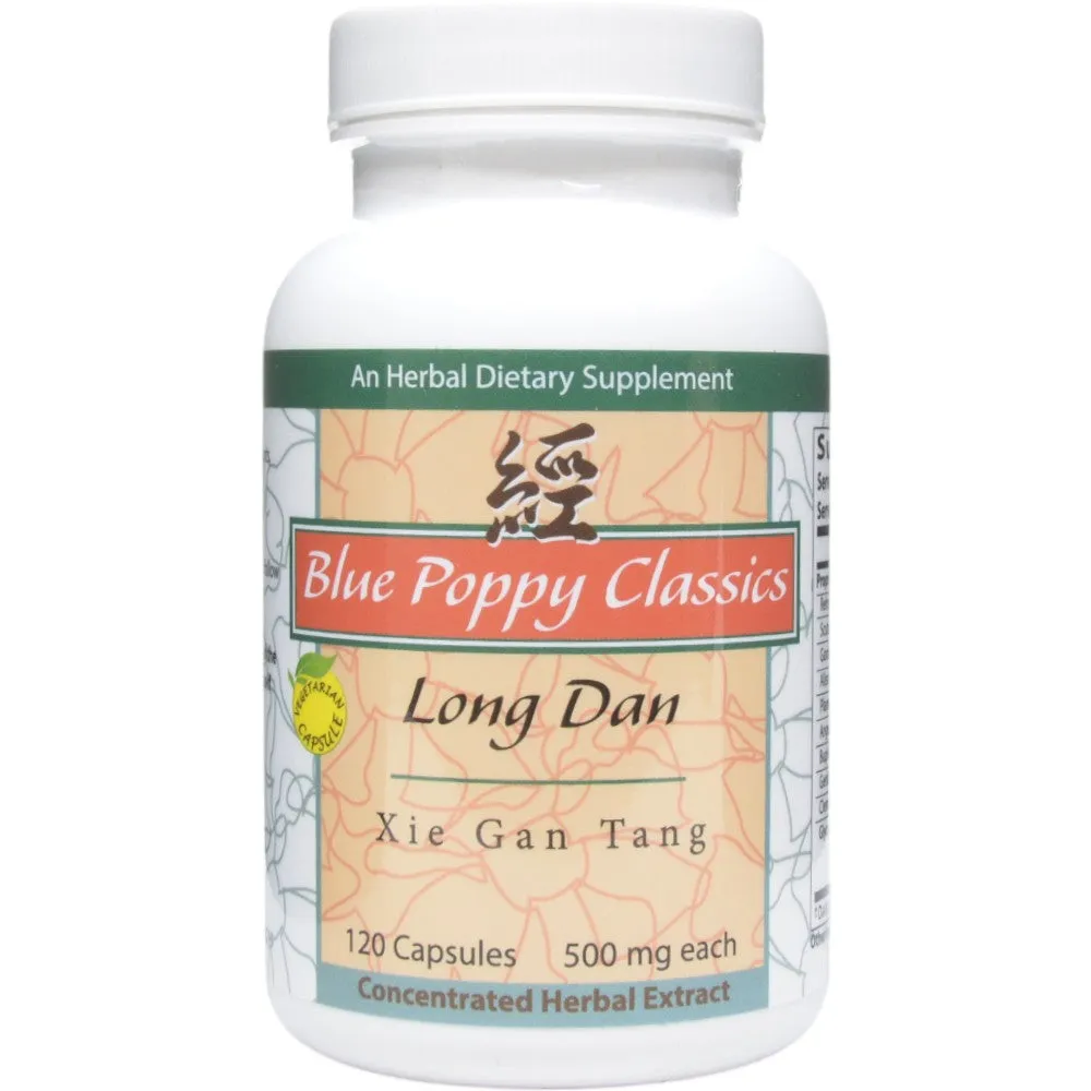 Long Dan Xie Gan Tang 120 capsules by Blue Poppy
