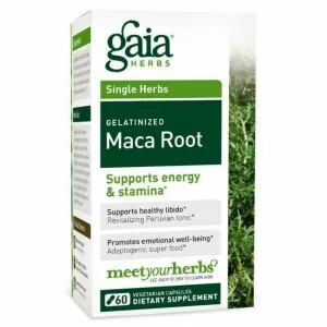 Maca Root 500 mg 60 vcaps by Gaia Herbs