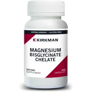 Mag Bisglycinate Chelate 250 vegcaps by Kirkman Labs