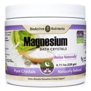 Magnesium Bath Crystals .75 lbs by BioActive Nutrients