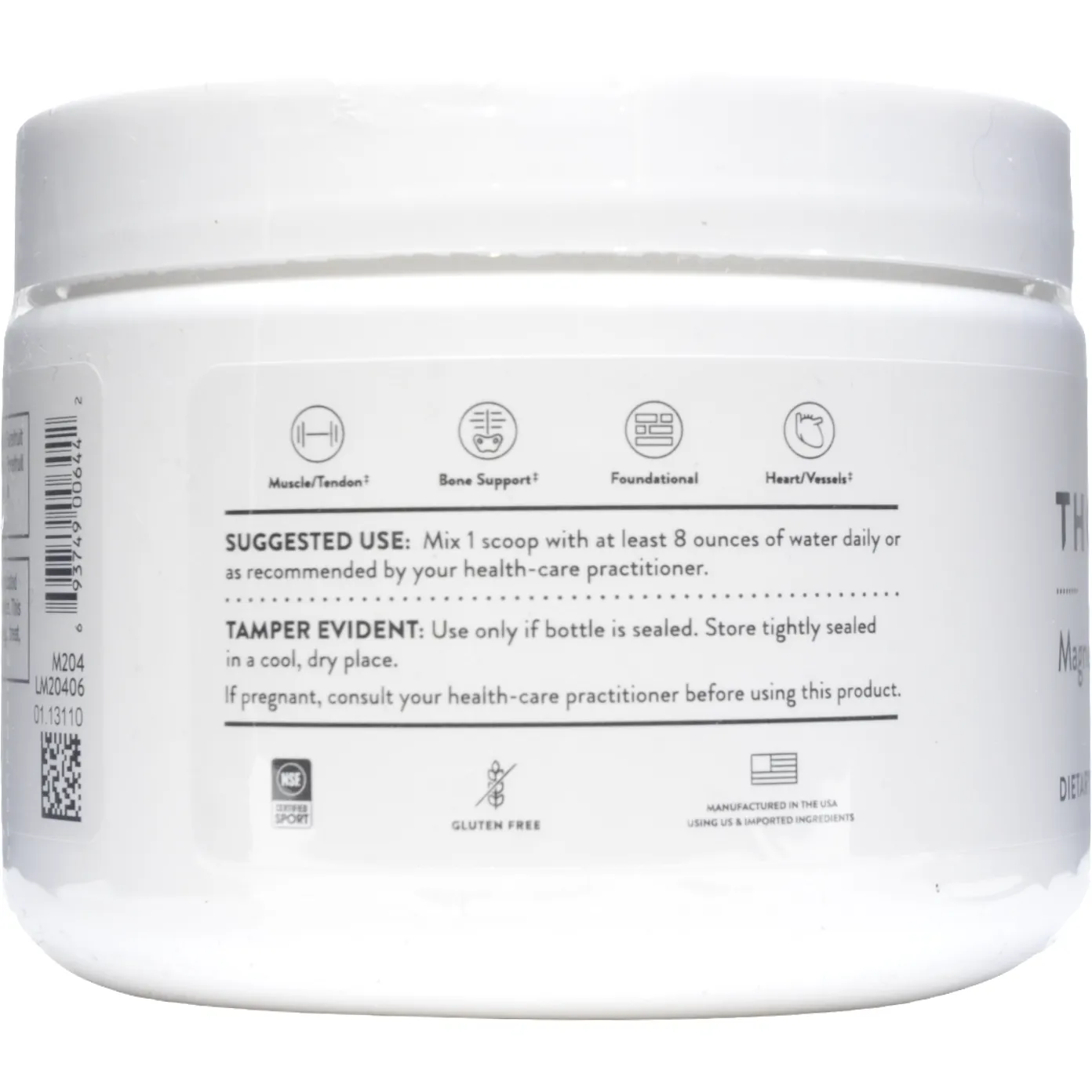 Magnesium Bisglycinate NSF 6.5 oz by Thorne Research