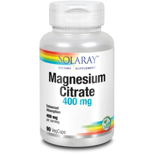 Magnesium Citrate 400 mg 90 vcaps by Solaray