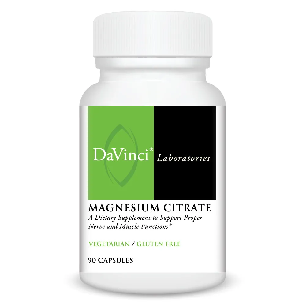 Magnesium Citrate 90 caps by Davinci Labs
