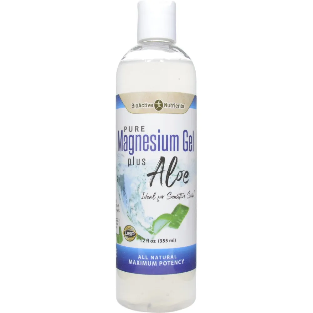 Magnesium Gel with Aloe 12 oz by BioActive Nutrients