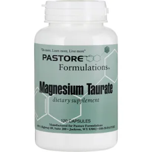 Magnesium Taurate 120 caps by Pastore Formulations