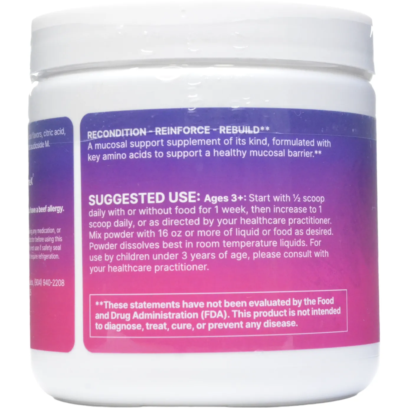 MegaMucosa Powder by Microbiome Labs