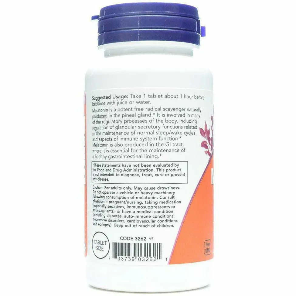 Melatonin 1 mg 100 tabs by NOW