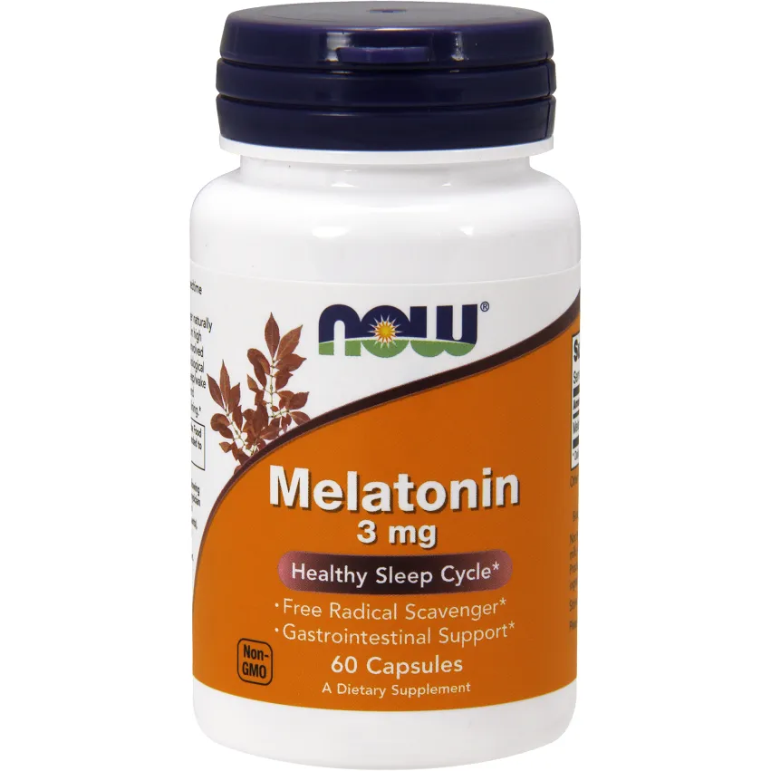 Melatonin 3 mg 60 caps by NOW