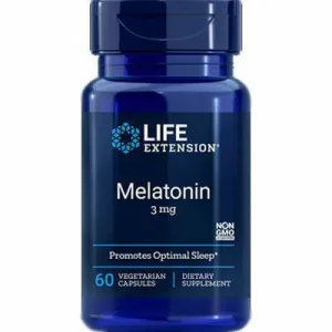 Melatonin 3 mg 60 vegcaps by Life Extension