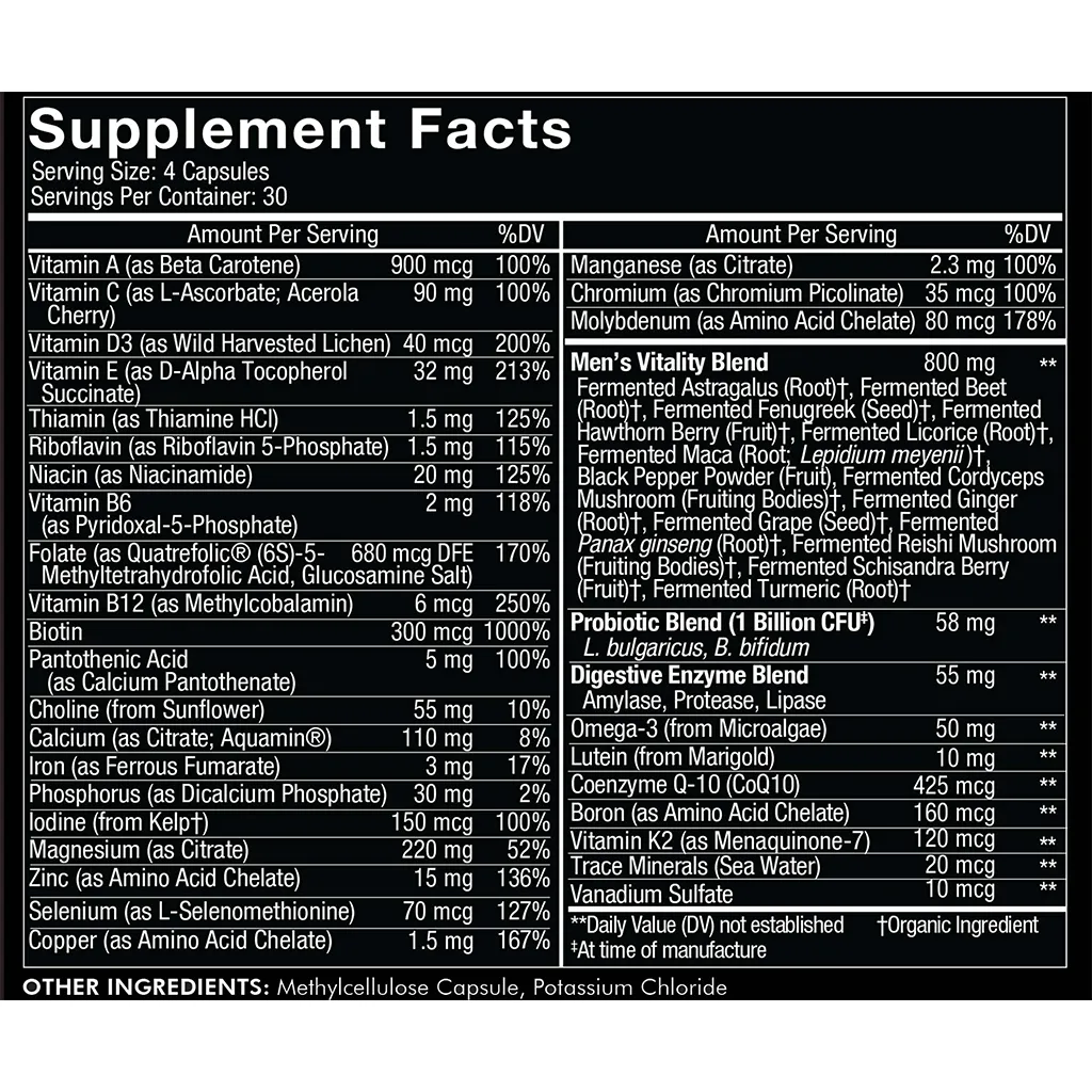 Men's Multivitamin 120 caps by CodeAge