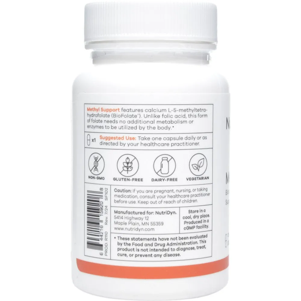 Methyl Support 120 capsules by Nutri-Dyn