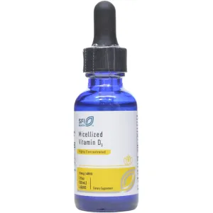 Micellized Vitamin D3 Liquid 1 fl. oz. (600 Servings) by Klaire Labs/SFI Health