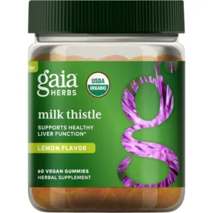Milk Thistle 60 gummies by Gaia Herbs