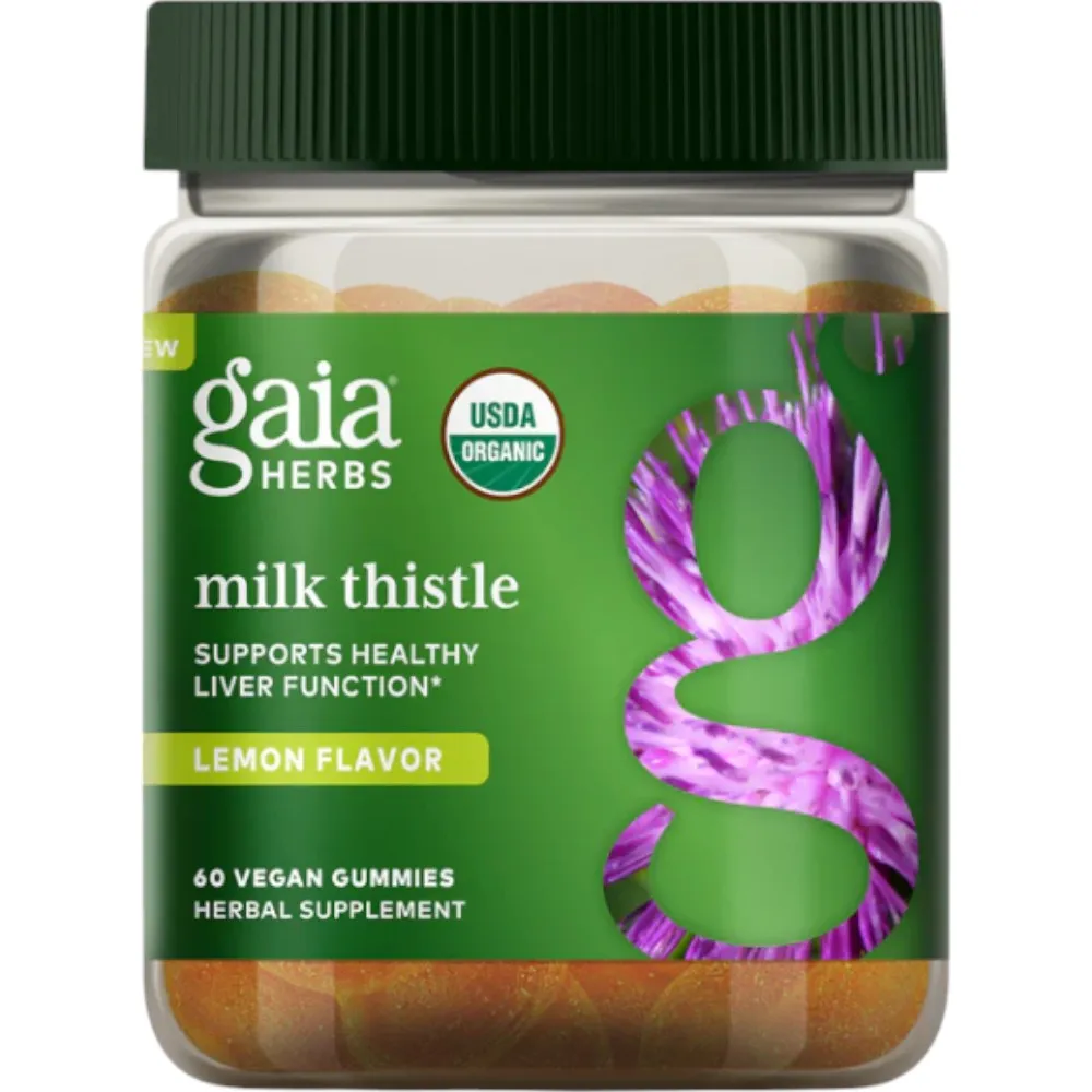 Milk Thistle 60 gummies by Gaia Herbs