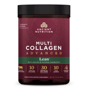 Multi Collagen Advanced Lean Cinnamon 15.9 oz by Ancient Nutrition
