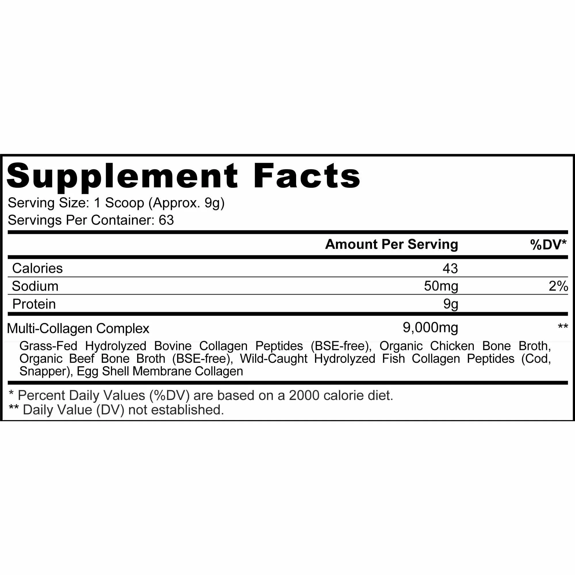 Multi Collagen Peptides Powder 20 oz by CodeAge