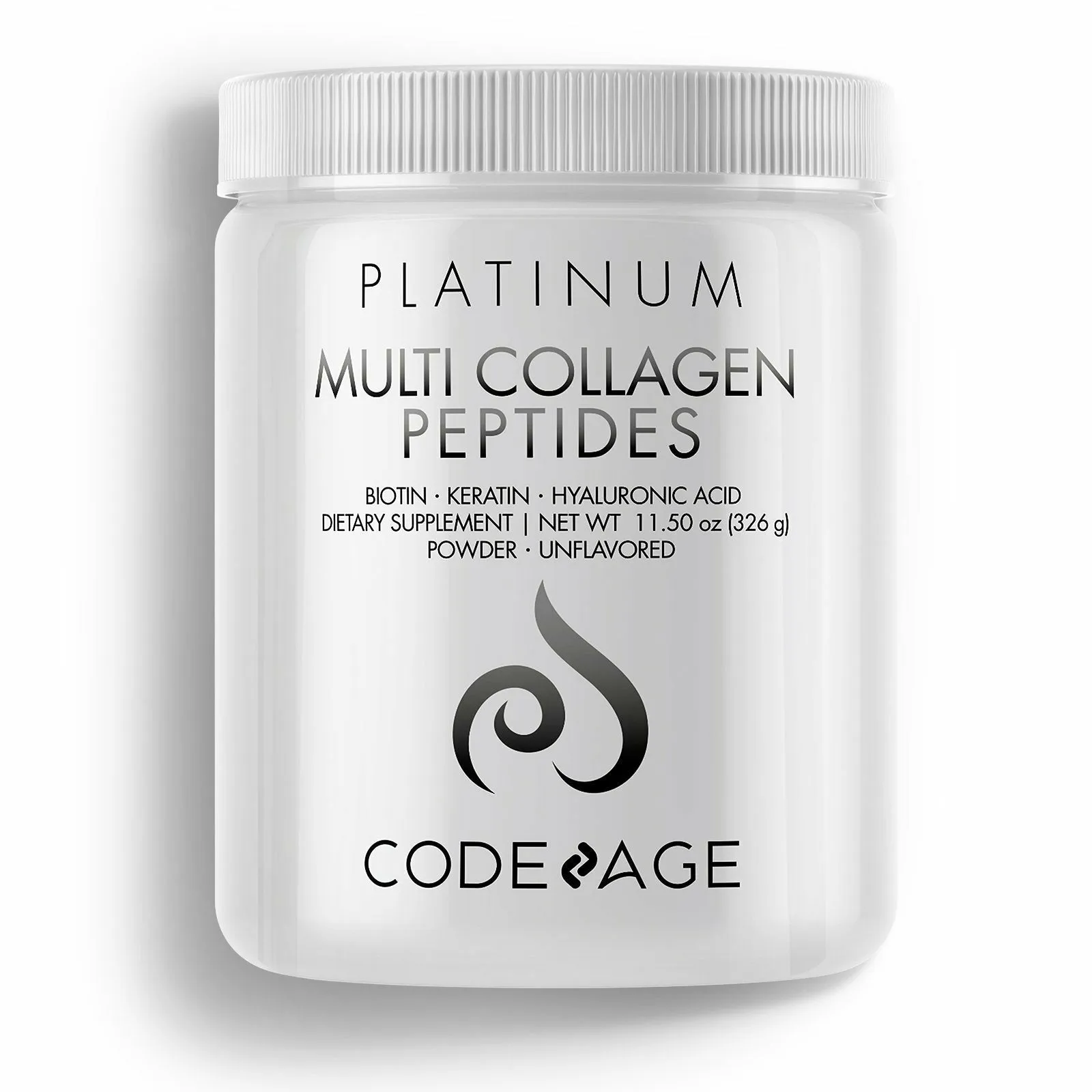Multi Collagen Powder Platinum 11.5 oz by CodeAge