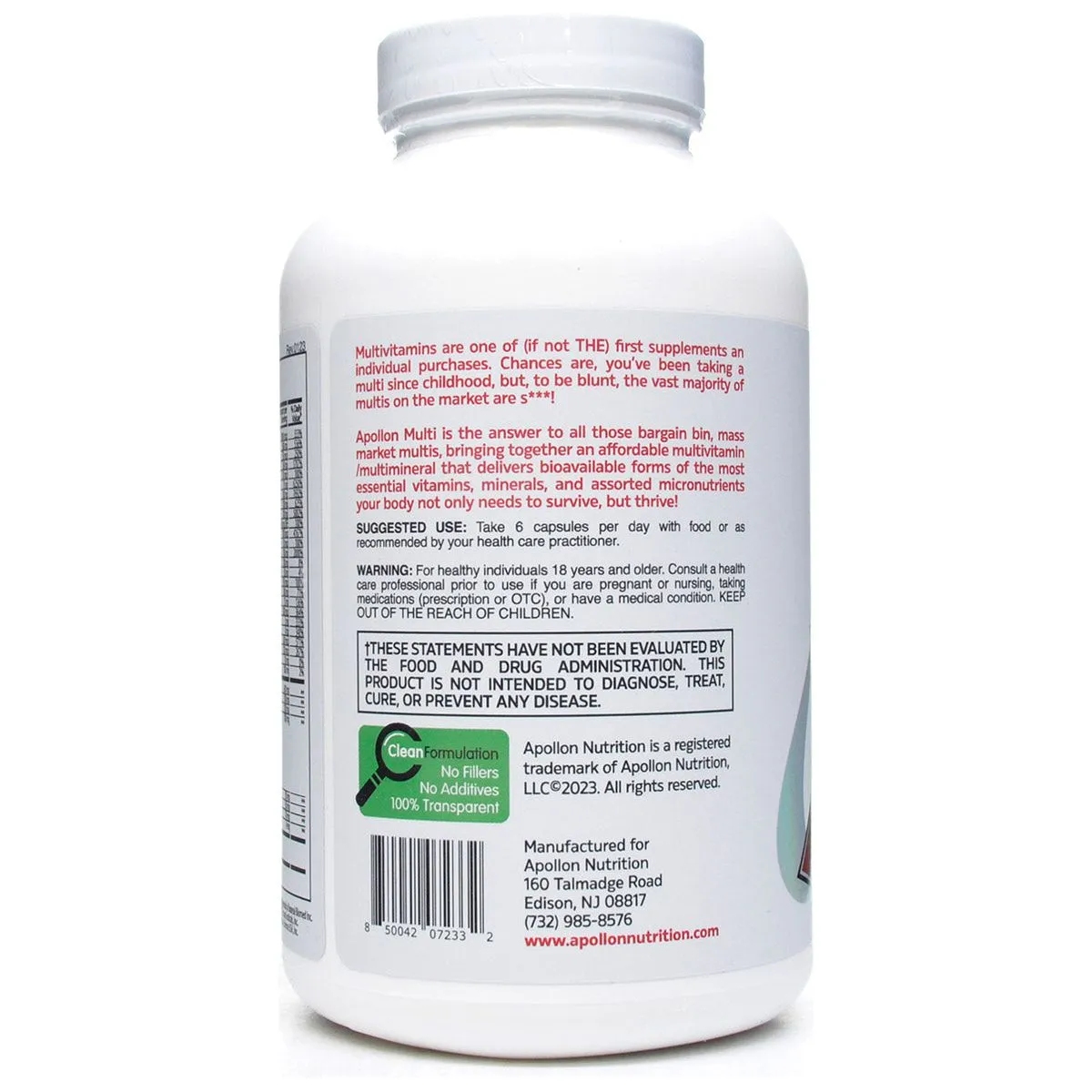 Multi Daily Support 180 caps by Apollon Nutrition