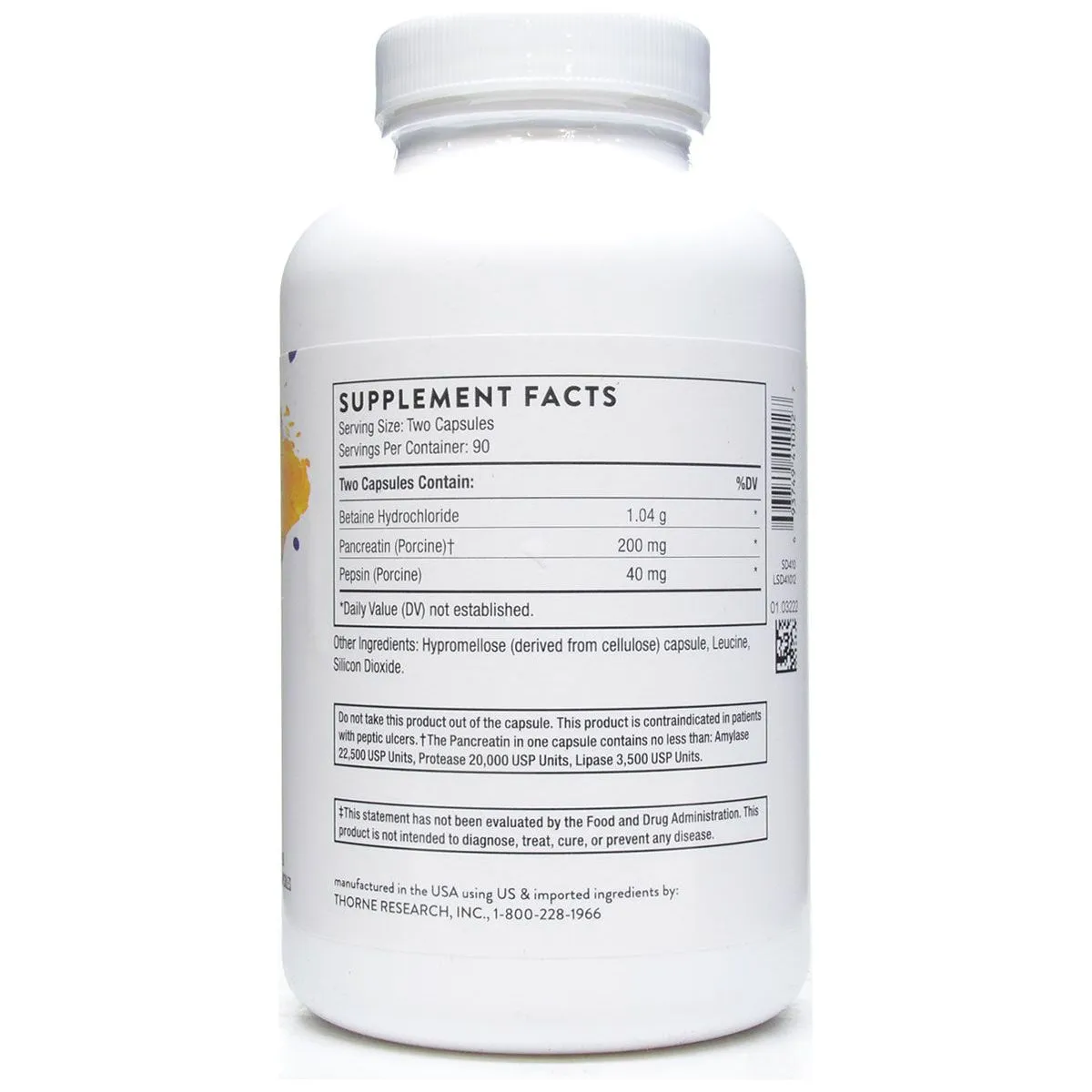 Multi Enzyme 180 vegcaps by Thorne Research