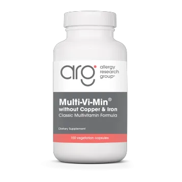 Multi-Vi-Min No Cu/No Fe 150 caps by Allergy Research Group