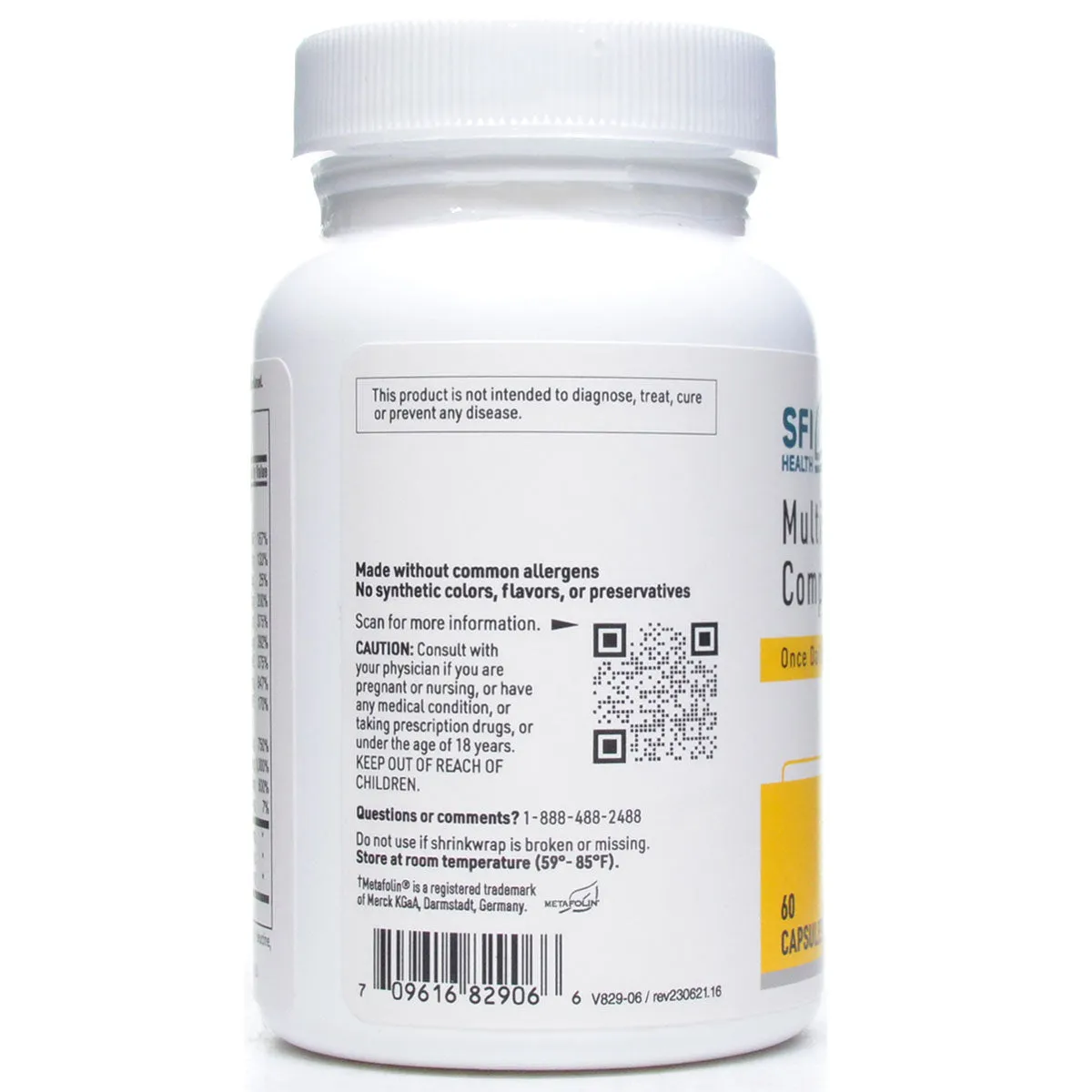 Multi-Vitamin Complex 60 vegcap by  Klaire Labs/SFI Health