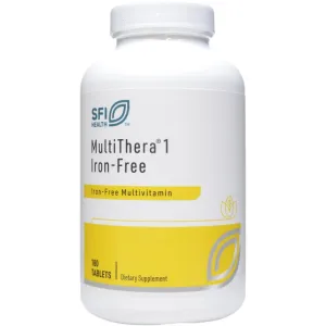 MultiThera 1 Iron-Free 180 tabs By Klaire Labs/SFI Health