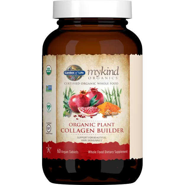 Mykind Organic Plant Collagen Build 60 tabs by Garden Of Life