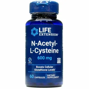N-Acetyl-L-Cysteine 600 mg 60 vegcaps by Life Extension