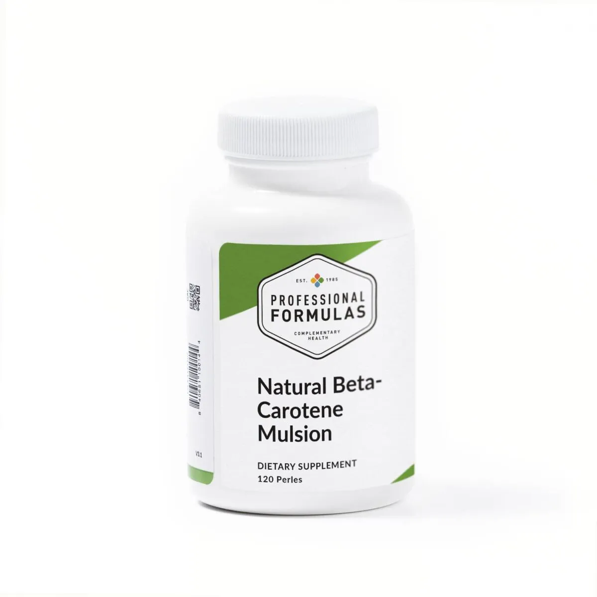 Natural Beta-Carotene Mulsion 120 perles by Professional Formulas