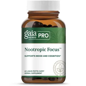 Nootropic Focus 40 Liquid Phyto-Caps by Gaia Herbs