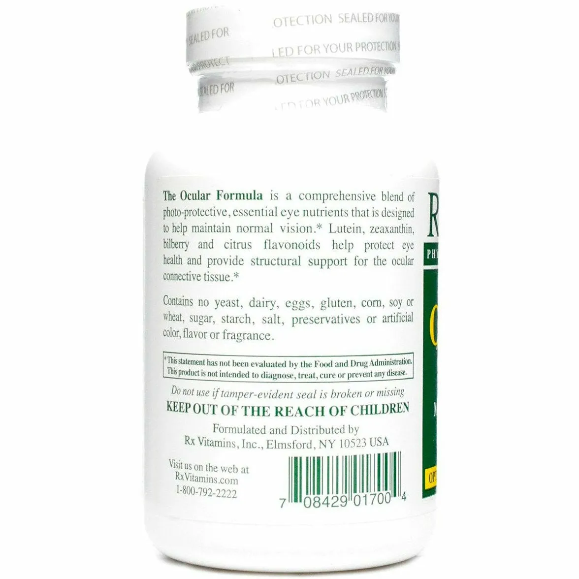 Ocular Formula 90 caps by Rx Vitamins