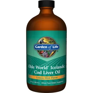 Olde World Icelandic Cod Liver Oil 8 oz by Garden Of Life