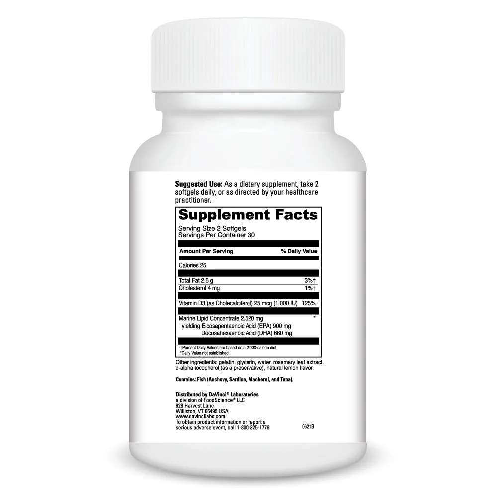 Omega 3 HP-D by Davinci Labs
