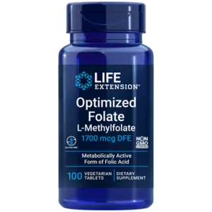 Optimized Folate 1700 mcg 100 tabs by Life Extension