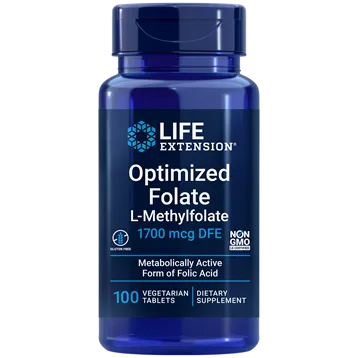 Optimized Folate 1700 mcg 100 tabs by Life Extension