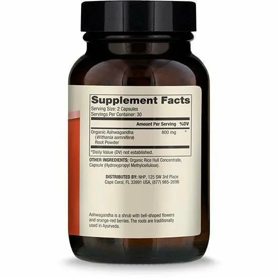 Organic Ashwagandha 60 caps by Dr. Mercola