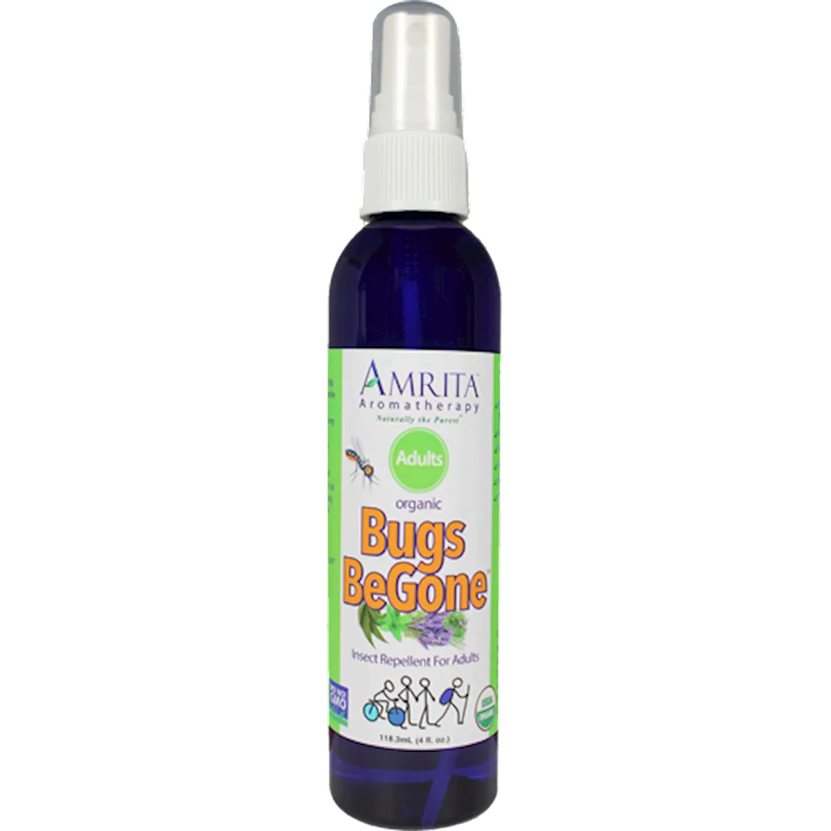 Organic Bugs Be Gone for Adults 4 fl oz by Amrita Aromatherapy