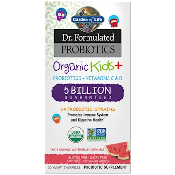 Organic Kids Probiotics WM SS 30chew by Garden Of Life