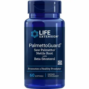 PalmettoGuard Saw Palmetto/Nettle Root Formula with Beta-Sitosterol 60 gels by Life Extension