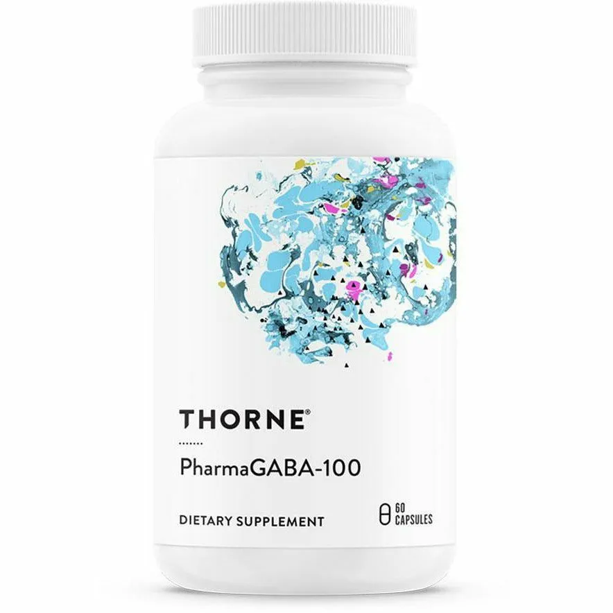 PharmaGaba-100 60 Capsules by Thorne Research