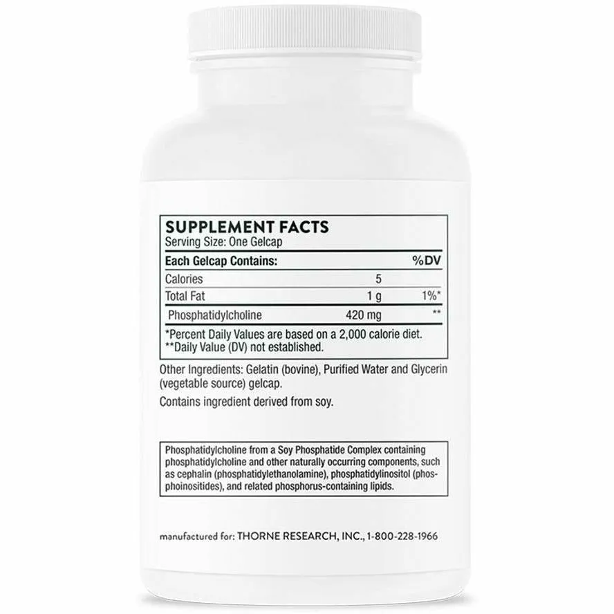 Phosphatidyl Choline 60 Capsules by Thorne Research
