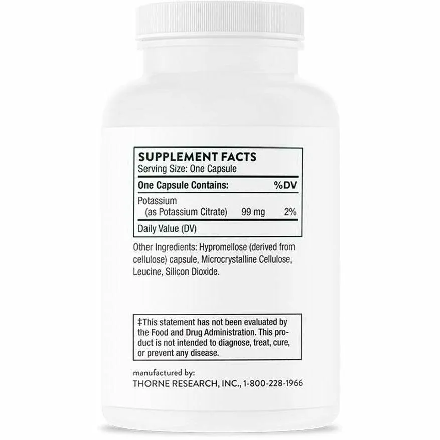 Potassium Citrate 99 mg 90 caps by Thorne Research