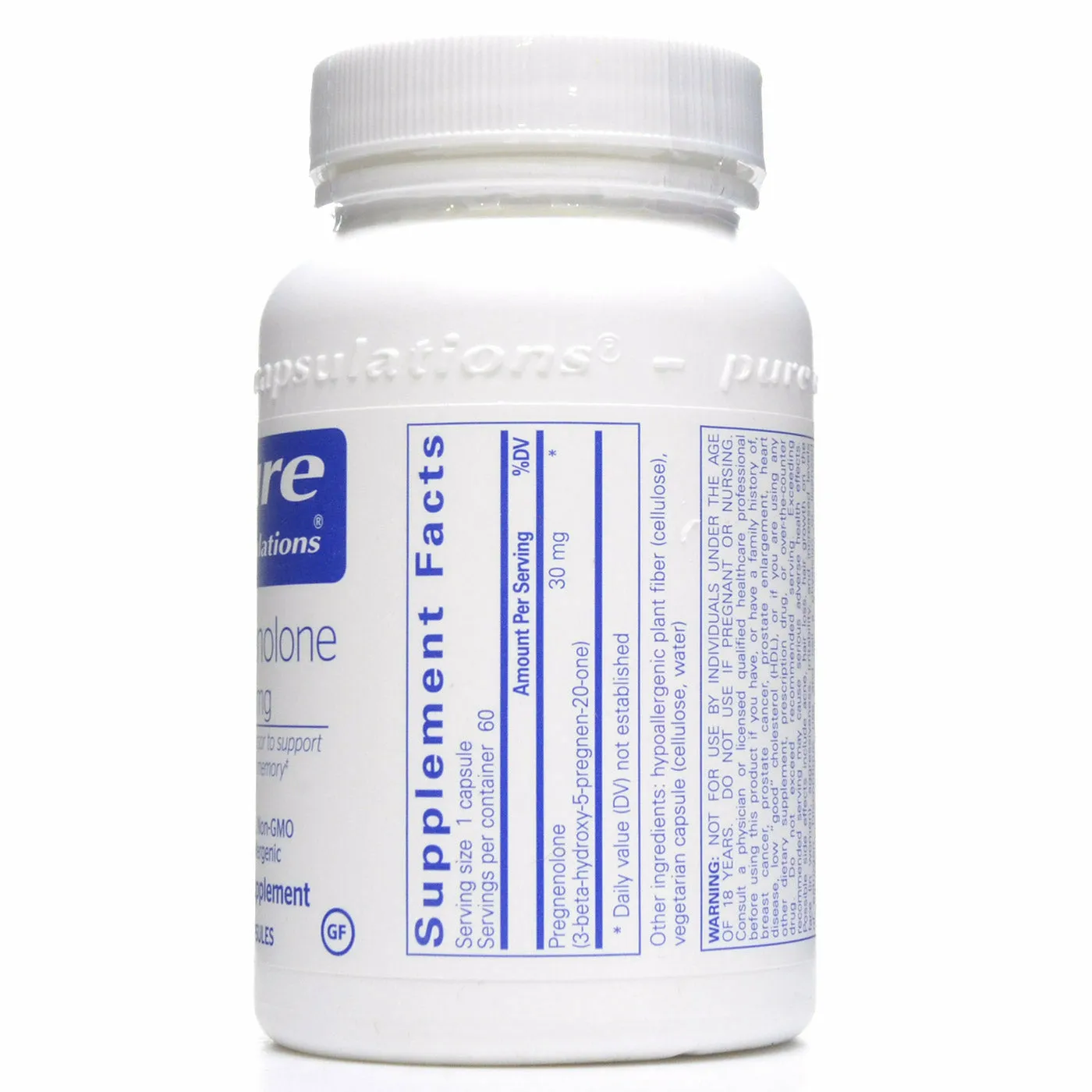 Pregnenolone 30 mg by Pure Encapsulations