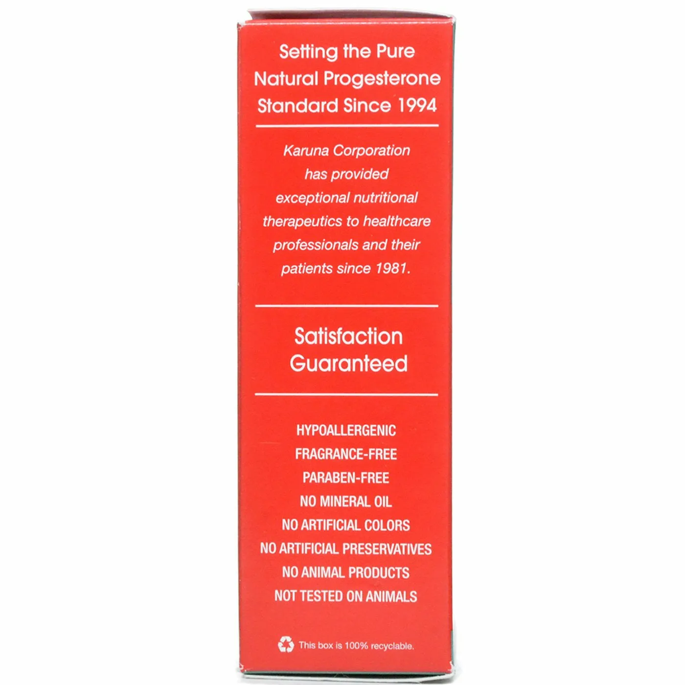Progesterone Pure Cream 2 oz by Karuna