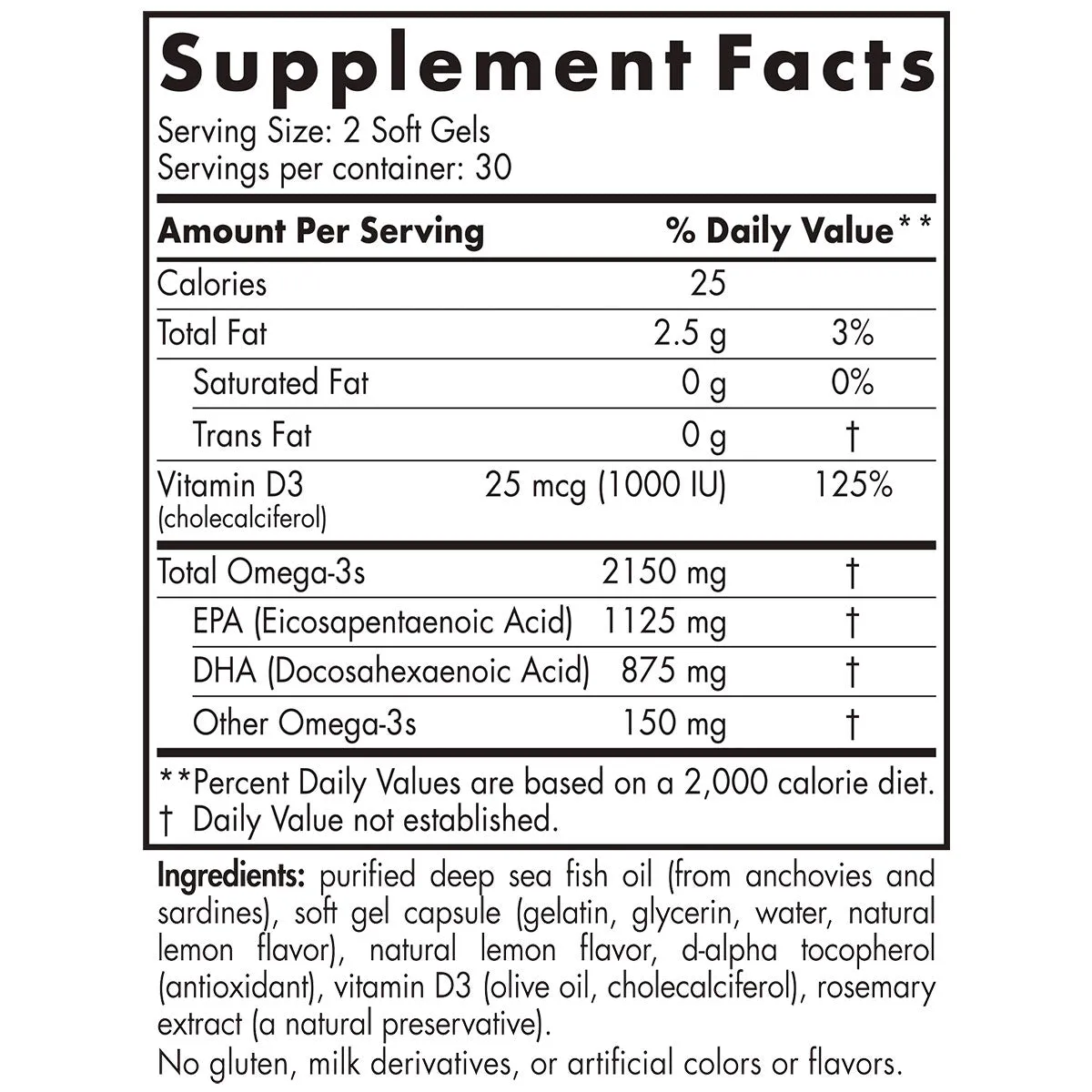 ProOmega 2000 D by Nordic Naturals