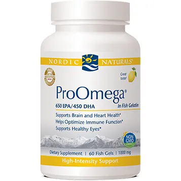ProOmega Lemon 60 fish gels by Nordic Naturals