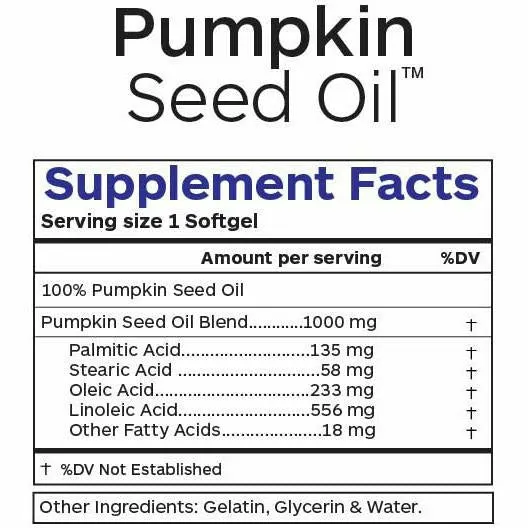Pumpkin Seed Oil 60 softgels by Professional Botanicals