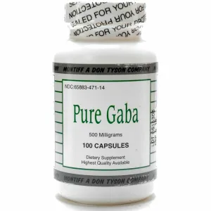 Pure Gaba 500 mg 100 caps by Montiff