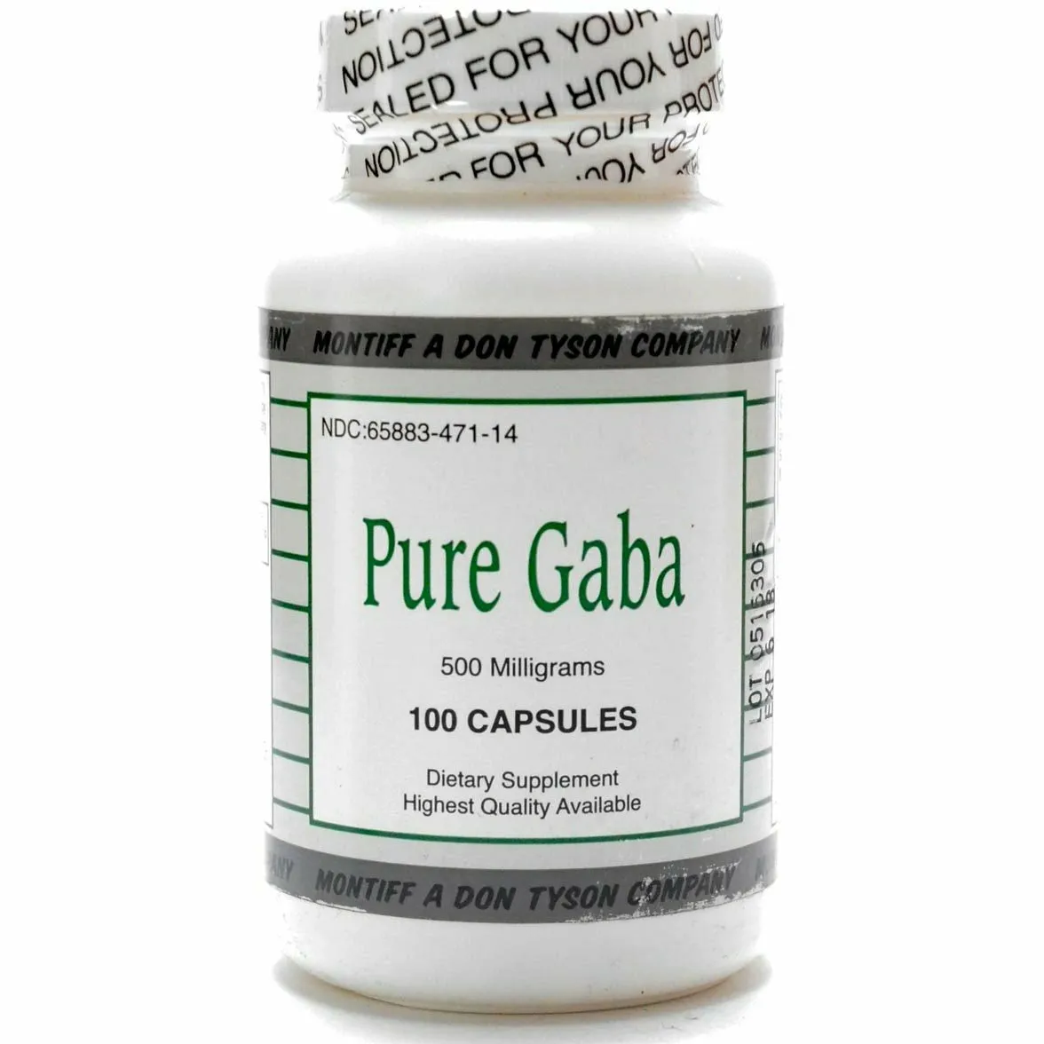 Pure Gaba 500 mg 100 caps by Montiff