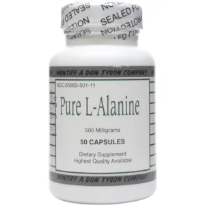 Pure L-Alanine 500 mg 50 caps by Montiff